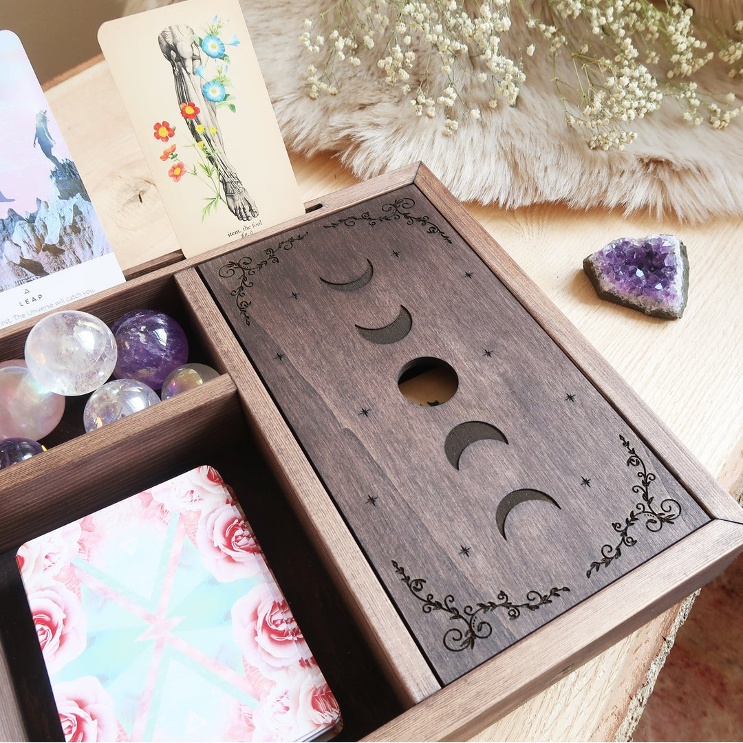 Moon Tarot Oracle with selling Wooden Box